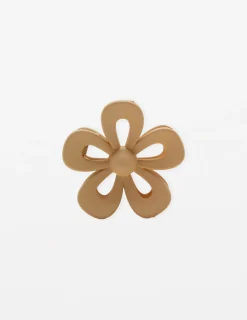 Hair Claw - Coffee Flower