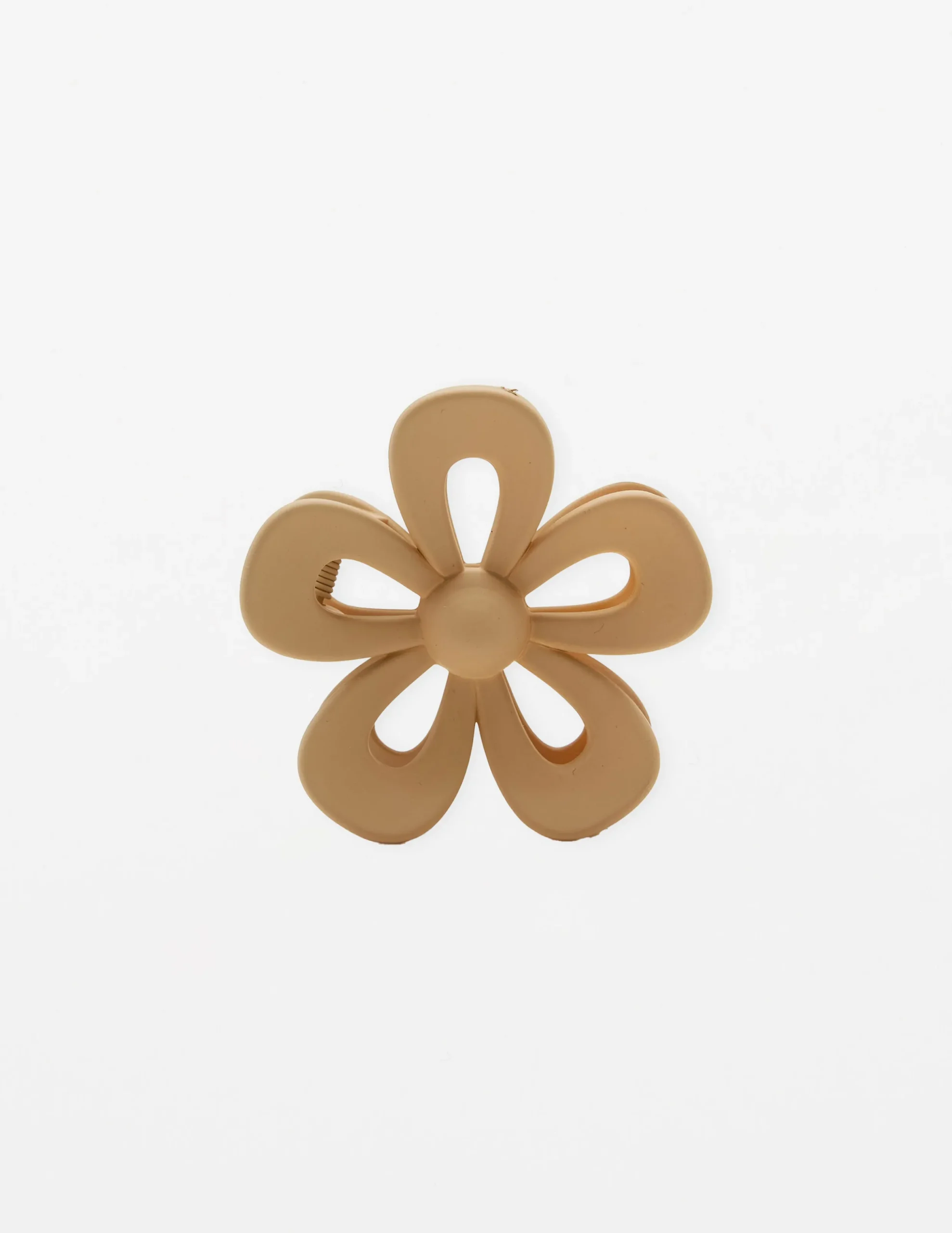 Hair Claw - Coffee Flower