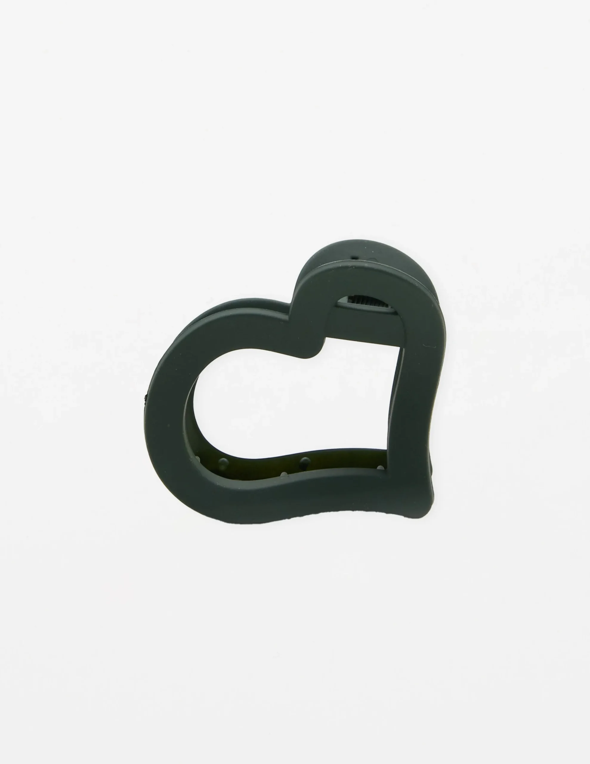Hair Claw - Green Heart