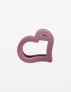 Hair Claw - Lilac Heart