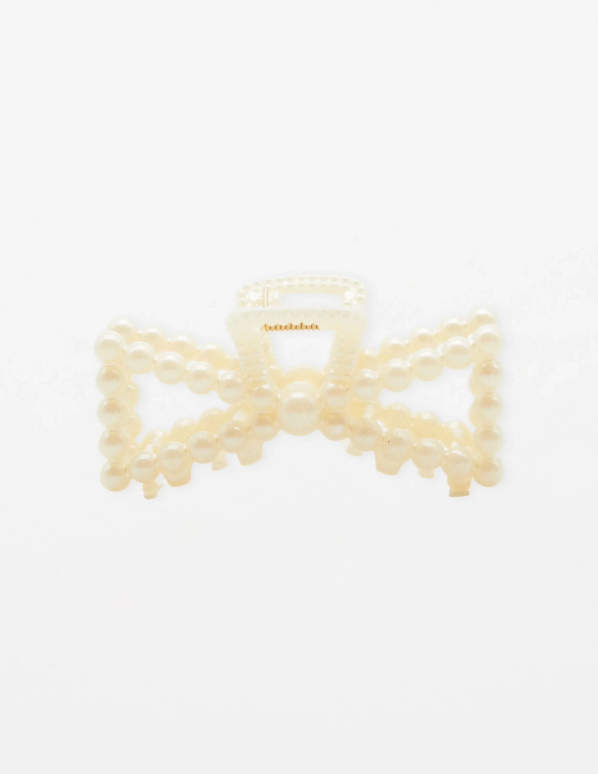 Hair Claw - Pearl Bow