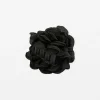 Hair Claw Fabric Rose - Black
