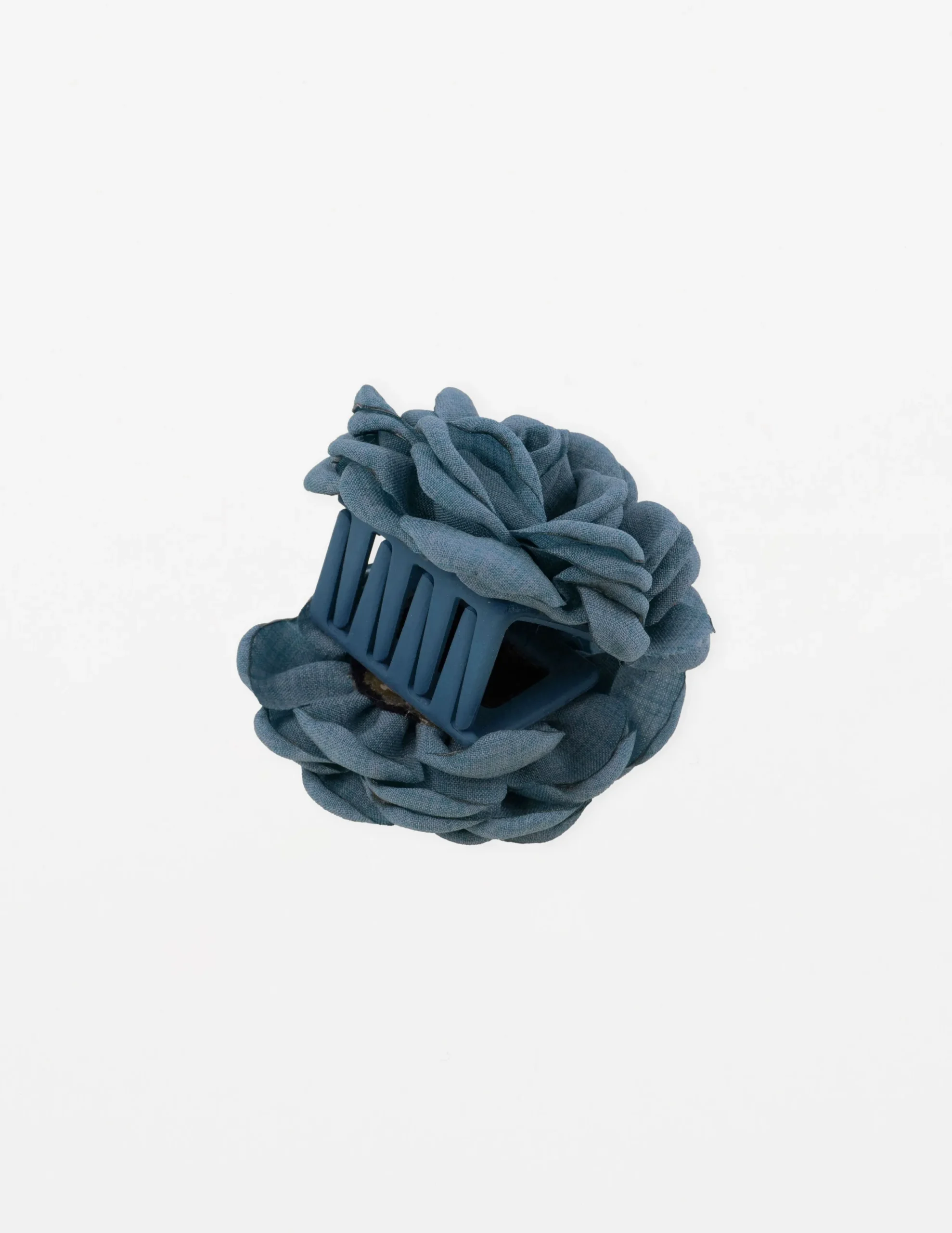 Hair Claw Fabric Rose - Denim