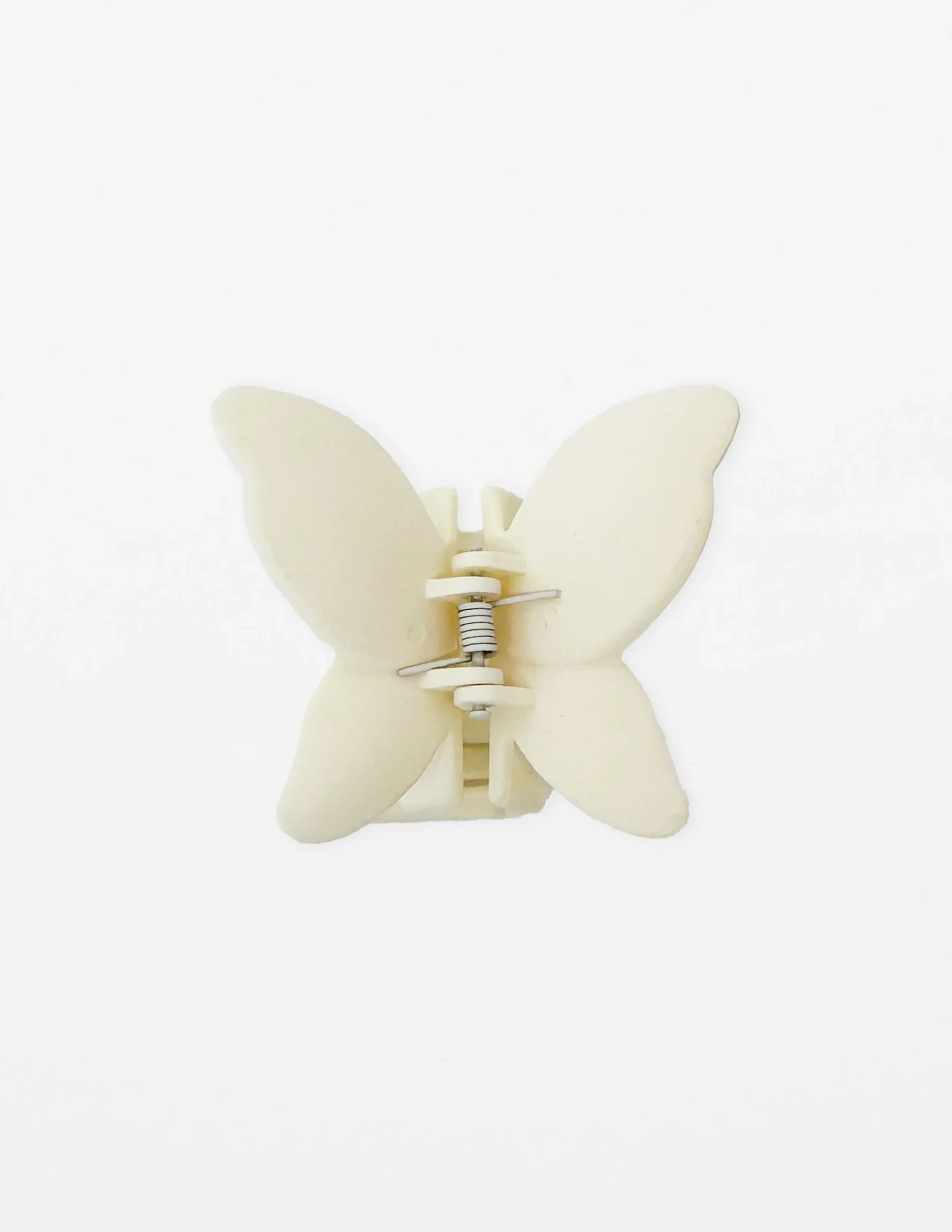 Hair Grip Butterfly - Matt White