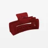 Hair Grip Velvet - Ruby