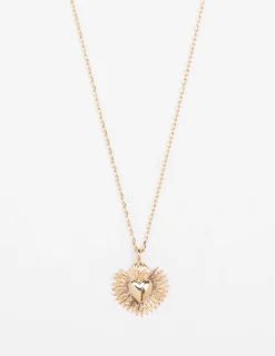 Heart and Crown Sunshine Necklace