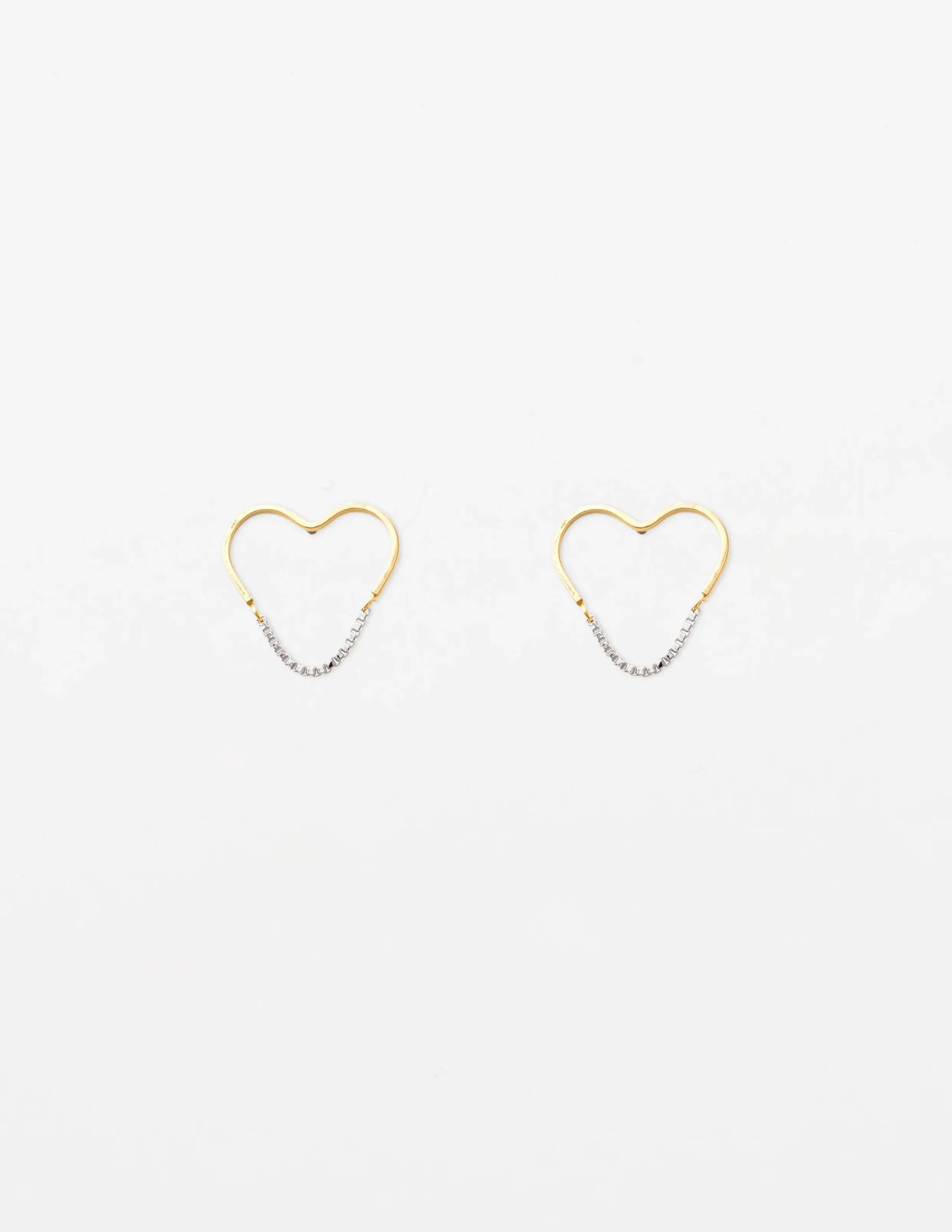 Heart Chain Earrings