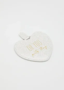 Heart Compact Mirror - Silver