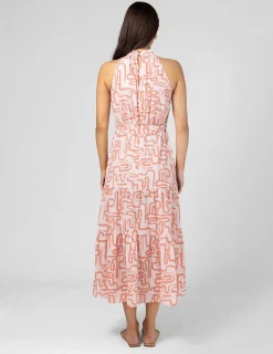 Henrietta Dress - Blush Squiggle