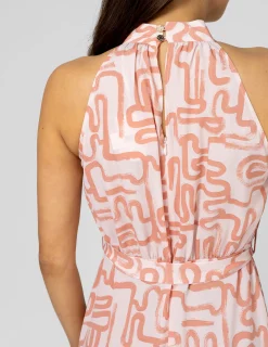 Henrietta Dress - Blush Squiggle