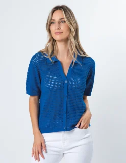 Holly Top - Cobalt