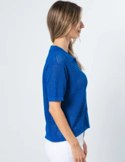 Holly Top - Cobalt