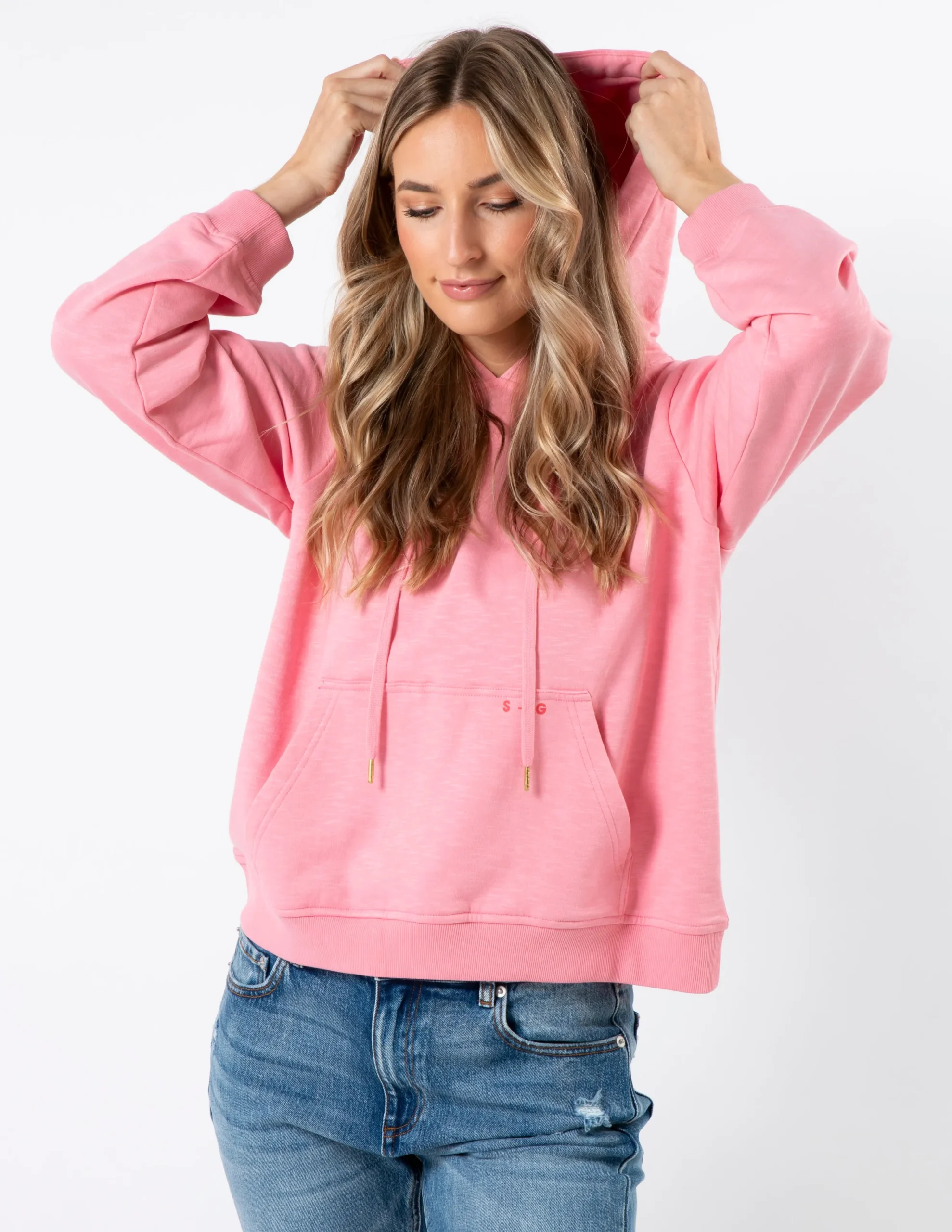 Hoodie - Bubblegum More Self Care