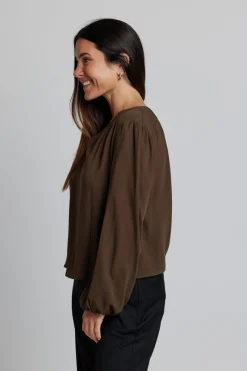 Hudson Blouse - Dark Olive