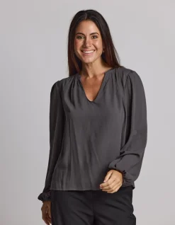 Hudson Blouse - Mushroom
