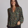 Hudson Blouse - Winter Leopard