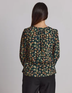 Hudson Blouse - Winter Leopard