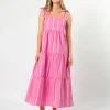 Ivy Dress - Bubblegum Stripe
