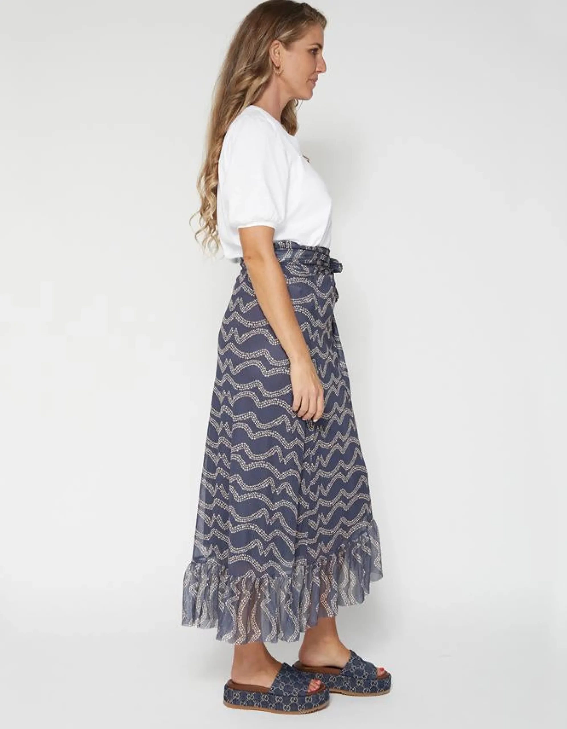Jasmine Skirt - Ocean Waves