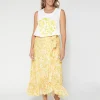 Jasmine Skirt - Pressed Flowers