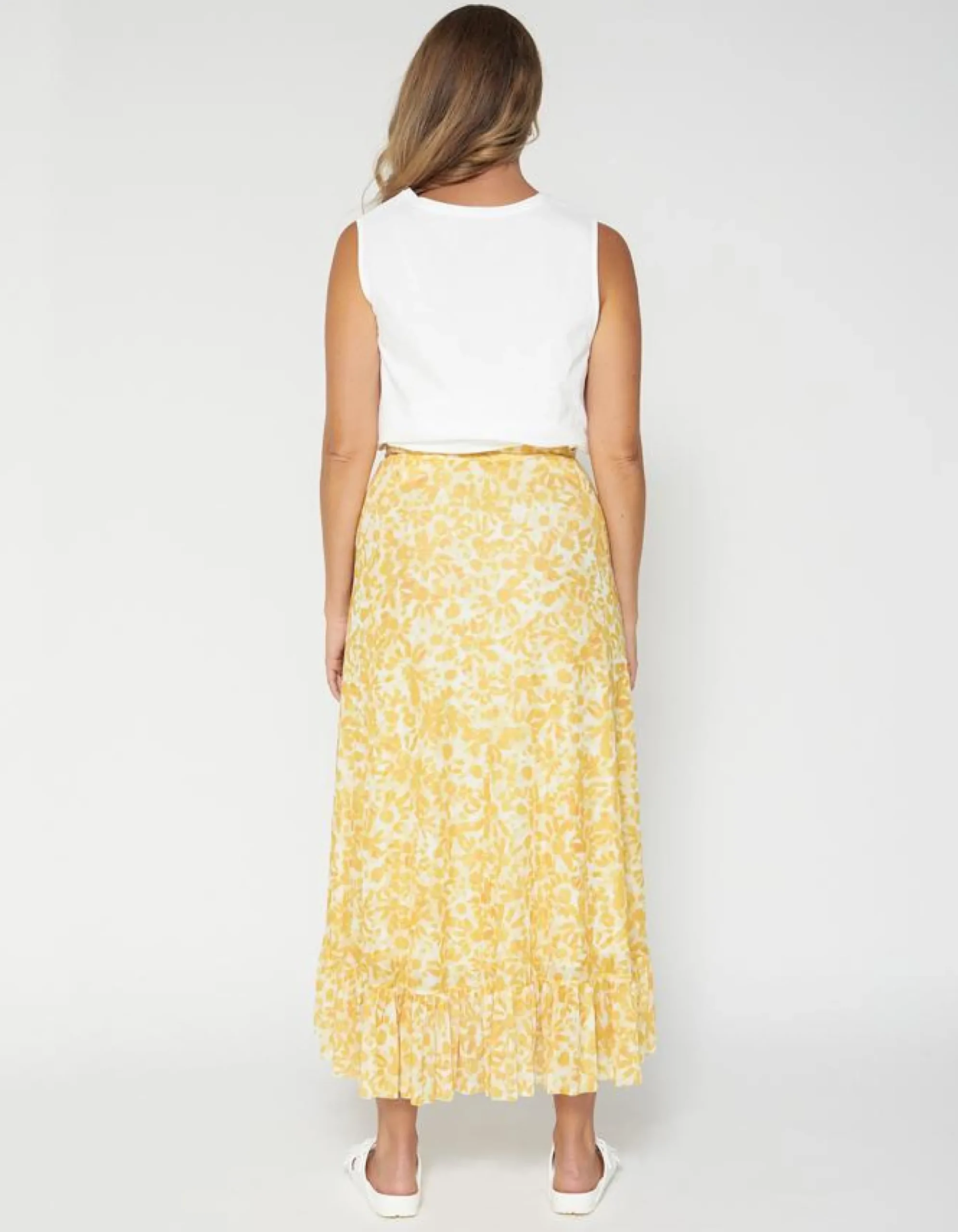 Jasmine Skirt - Pressed Flowers