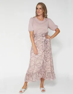 Jasmine Skirt - Stripey Triangles