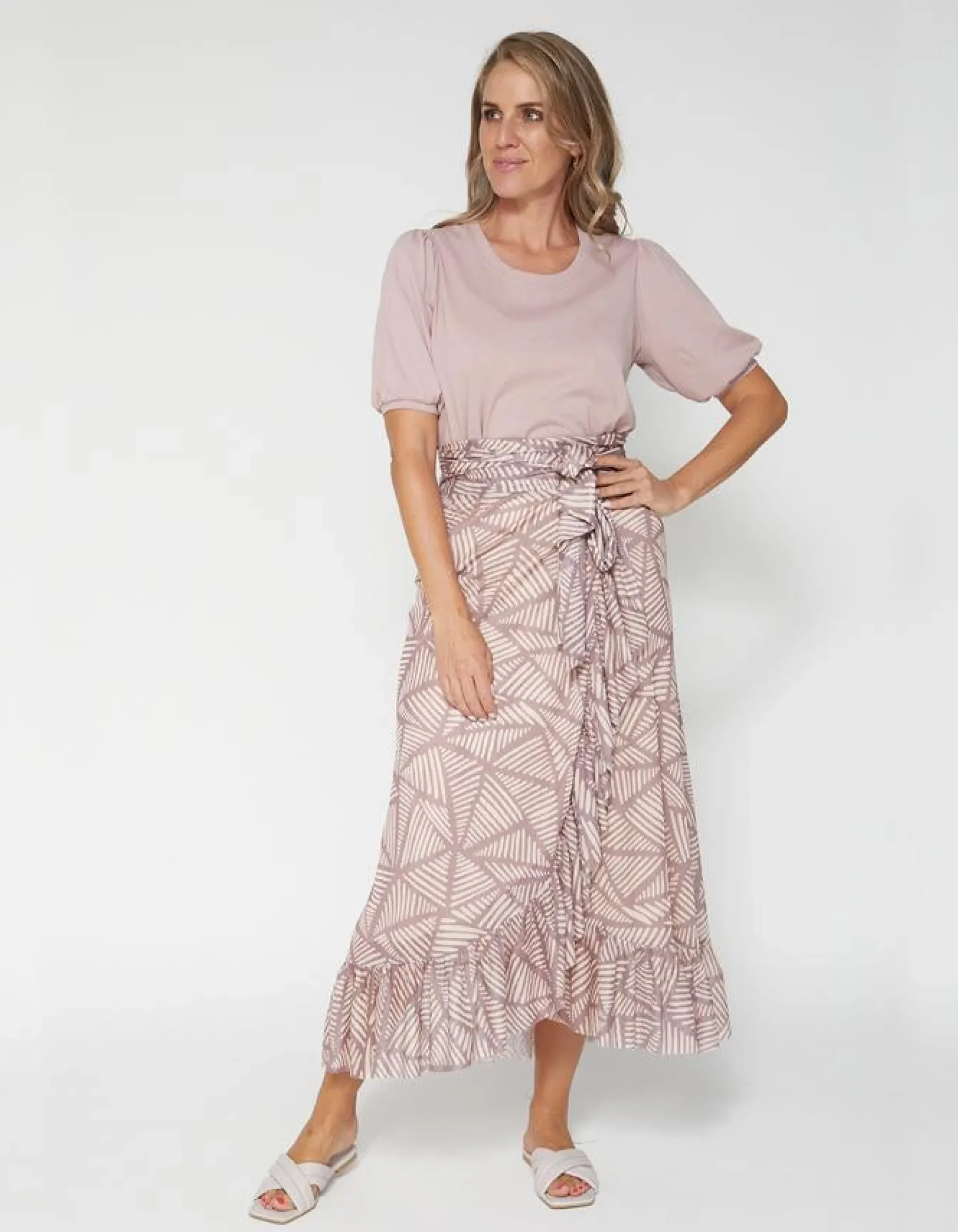 Jasmine Skirt - Stripey Triangles