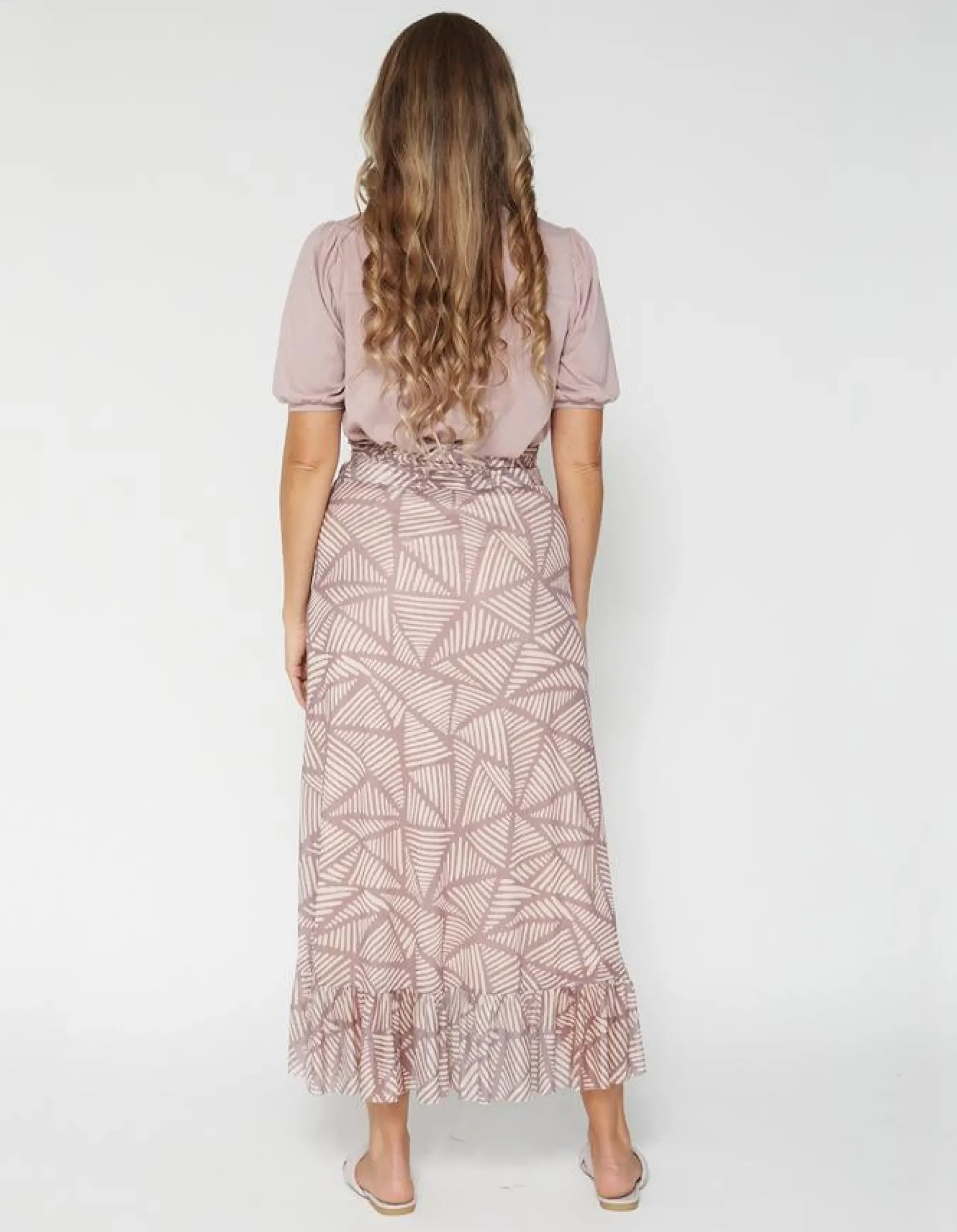 Jasmine Skirt - Stripey Triangles