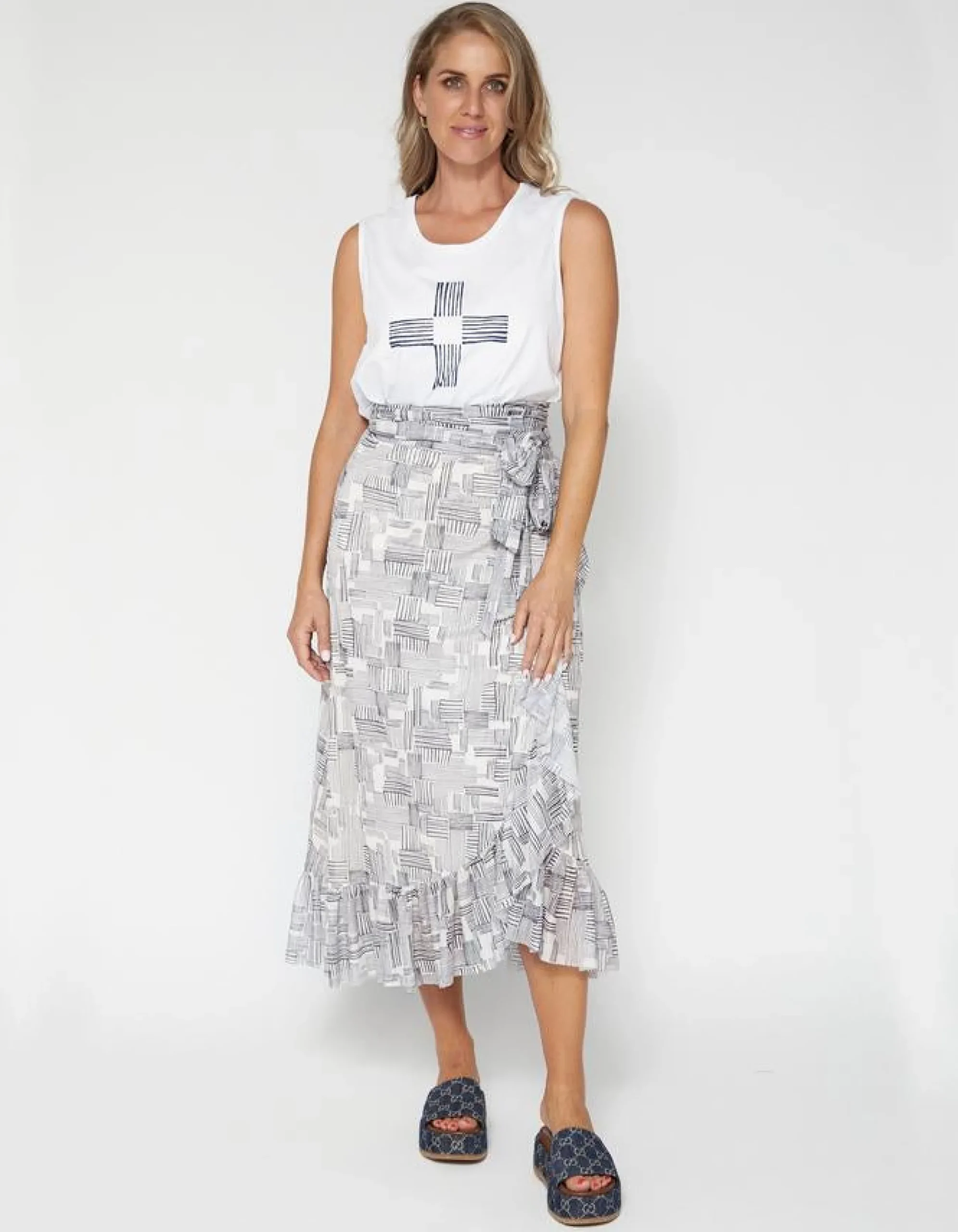 Jasmine Skirt - Summer Stripes
