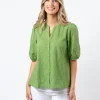 Jean Blouse - Grass