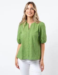 Jean Blouse - Grass
