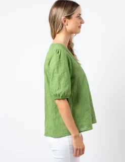 Jean Blouse - Grass