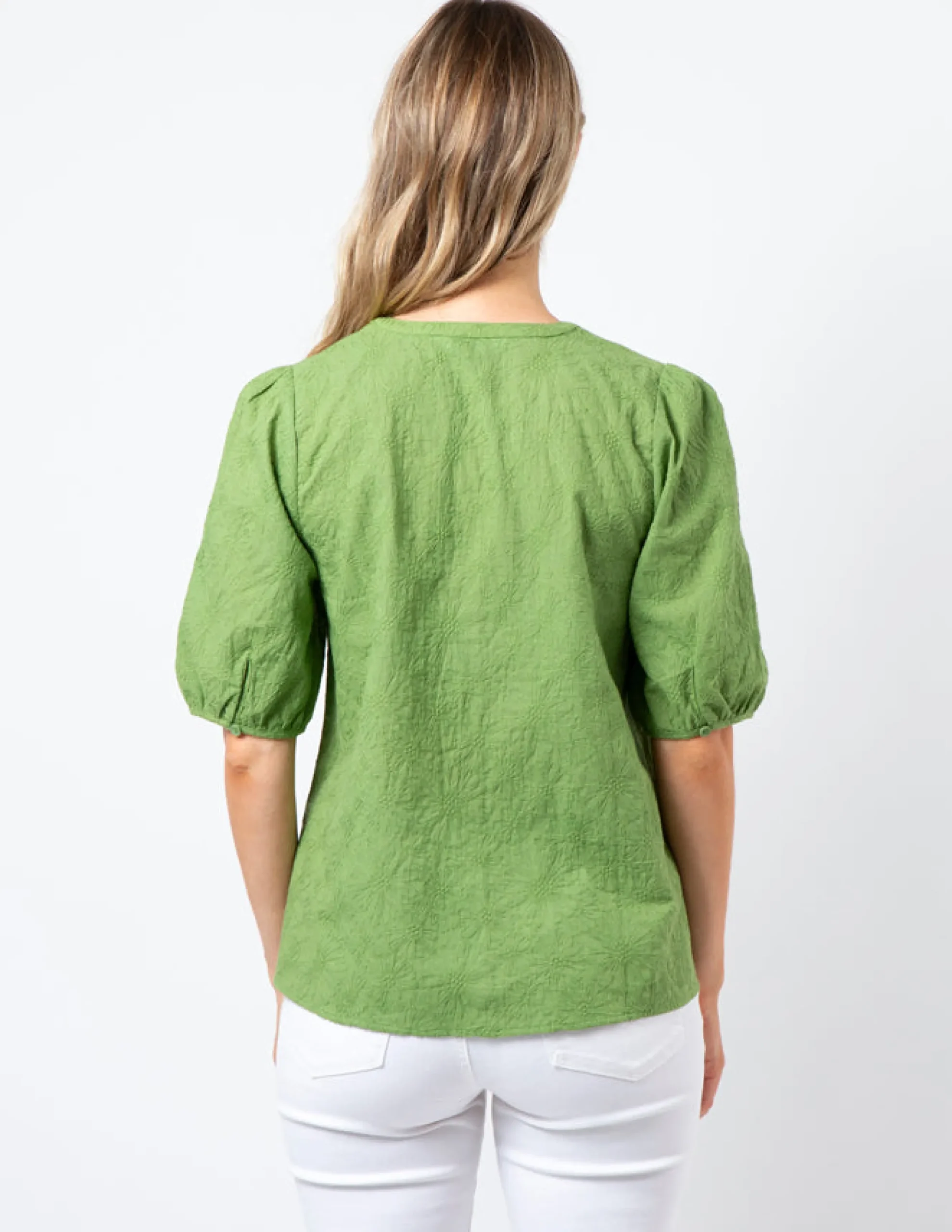 Jean Blouse - Grass