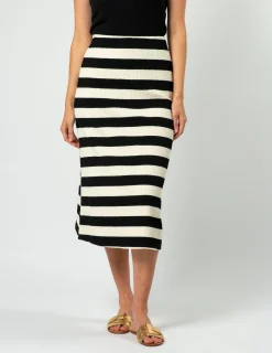 Jordie Skirt - Oreo Stripe