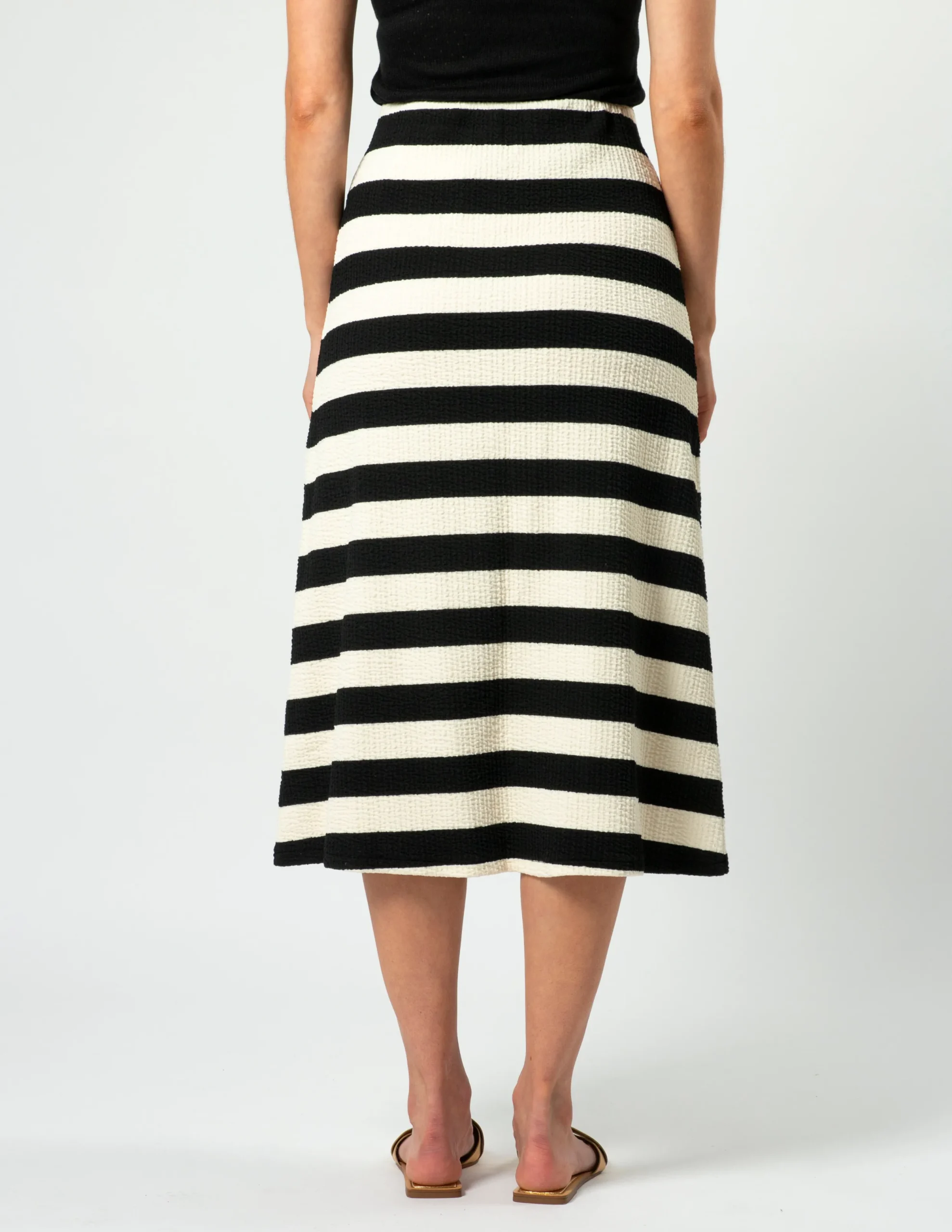 Jordie Skirt - Oreo Stripe