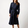 Josephine Dress - Blue Blocks