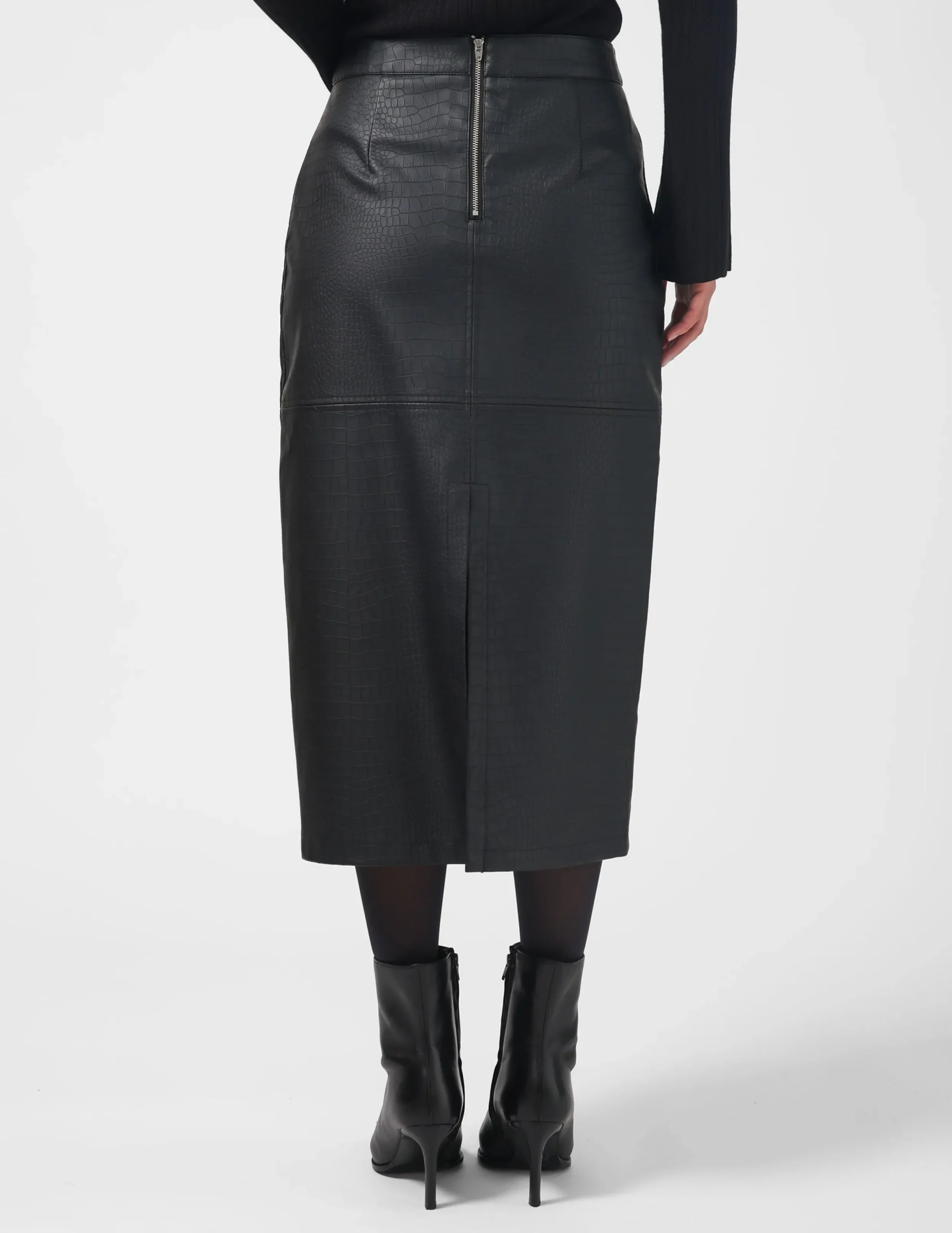Josie Skirt Croc - Black