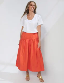 Juno Skirt - Hot Pepper