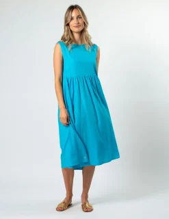 Kayleigh Dress - Santorini Blues
