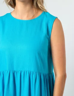 Kayleigh Dress - Santorini Blues