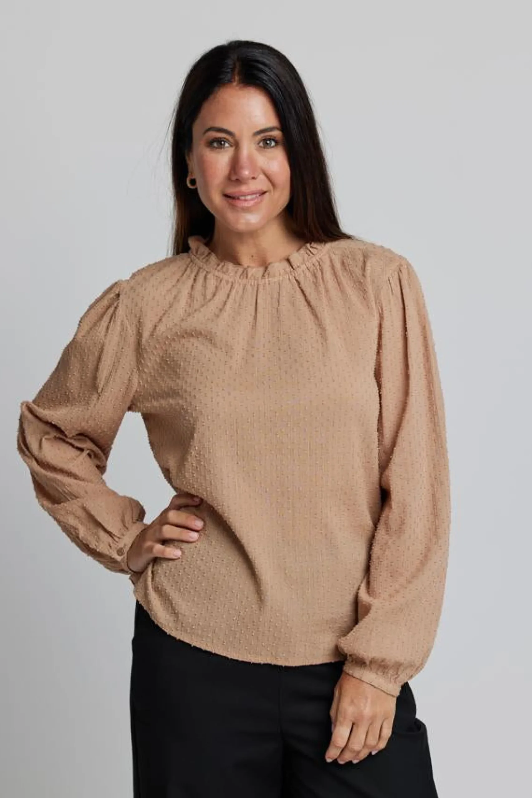 Kennedy Blouse - Almond