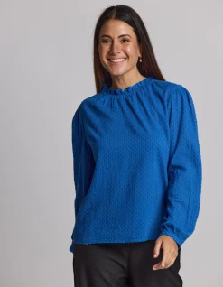 Kennedy Blouse - Sapphire
