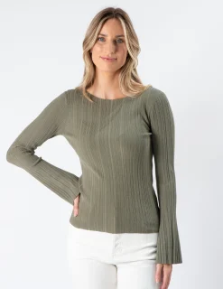 Kirby Knit Top - Crocodile