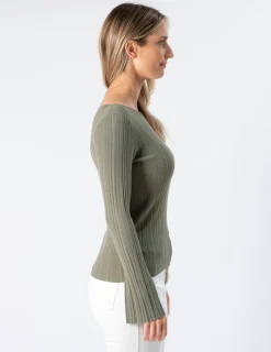 Kirby Knit Top - Crocodile