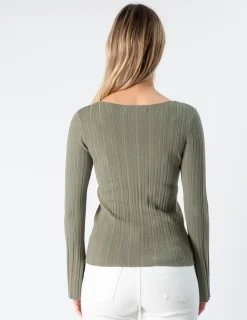 Kirby Knit Top - Crocodile
