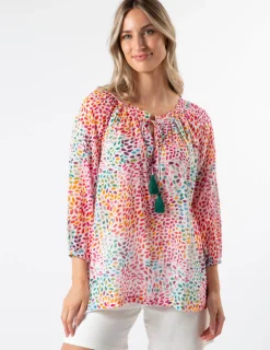 Kokomo Blouse - Mosaic Pebble