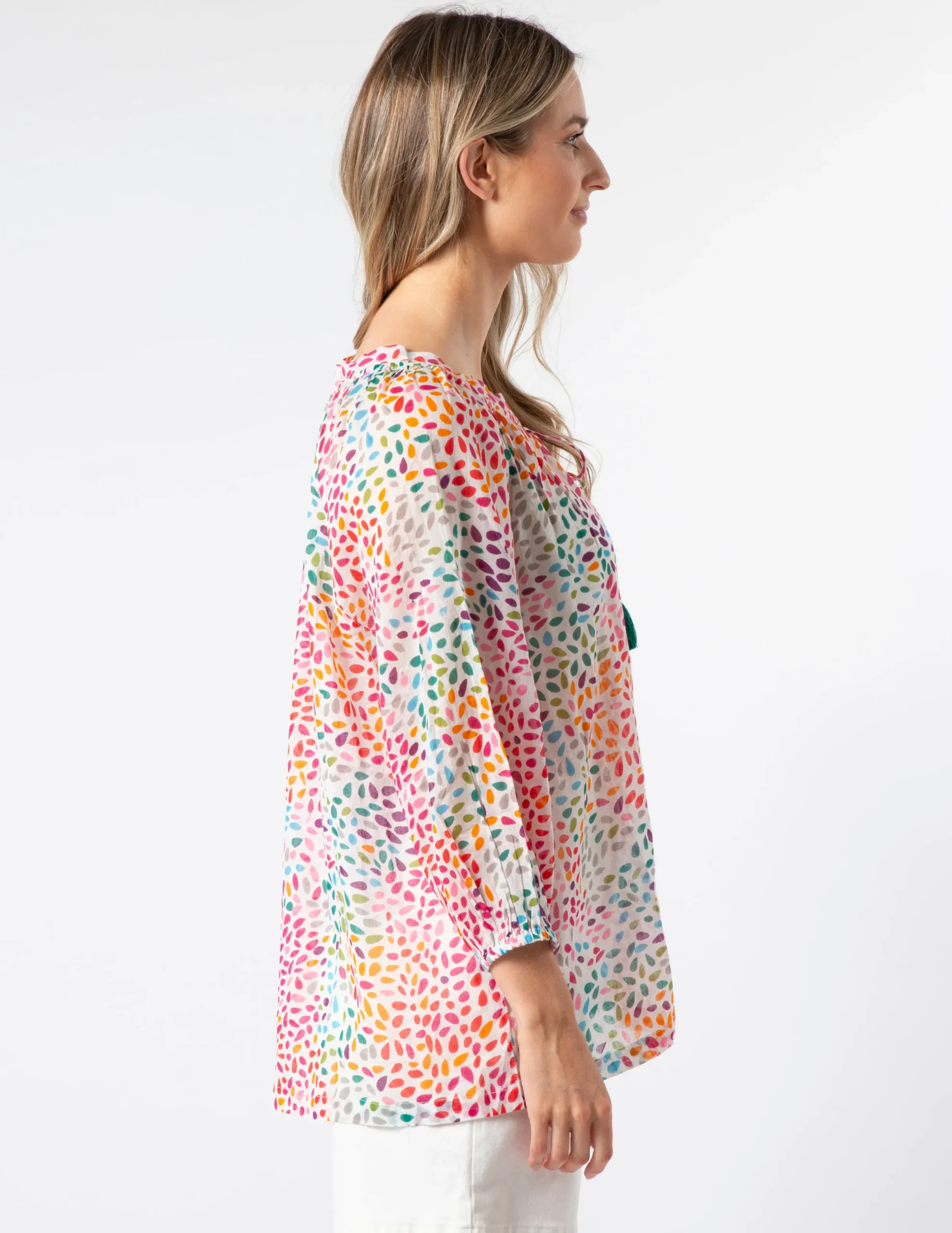 Kokomo Blouse - Mosaic Pebble