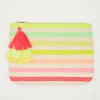 Large Pouch - Coloured Stripes
