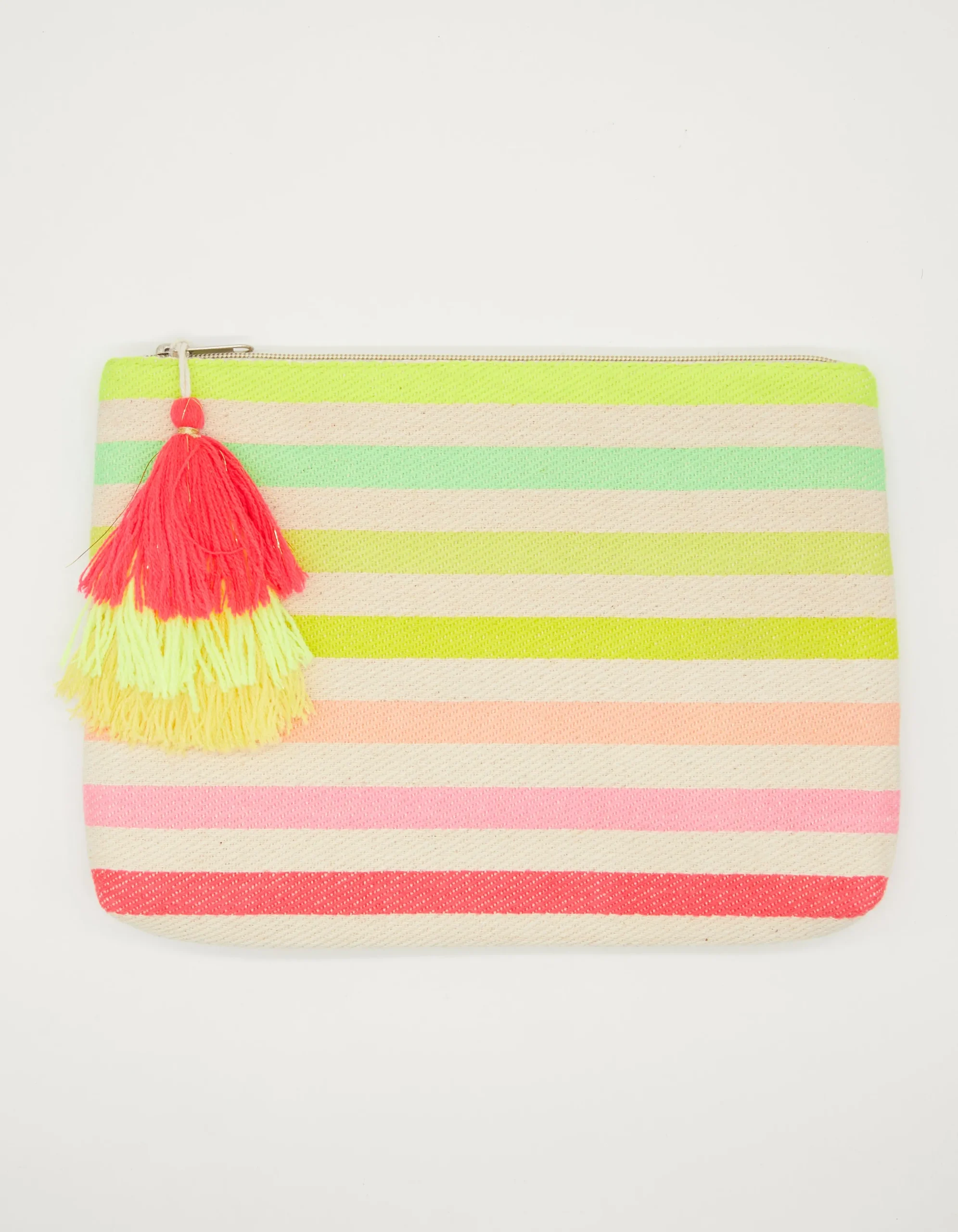 Large Pouch - Coloured Stripes