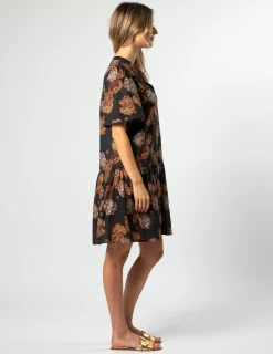 Lena Dress - Dried Hydrangeas